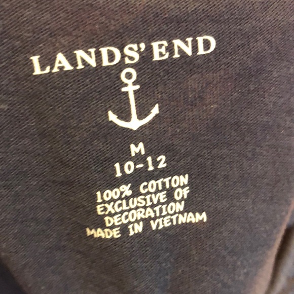 Dark blue tee long sleeves with brilliants SIZE MEDIUM 10$ - Picture 3 of 3